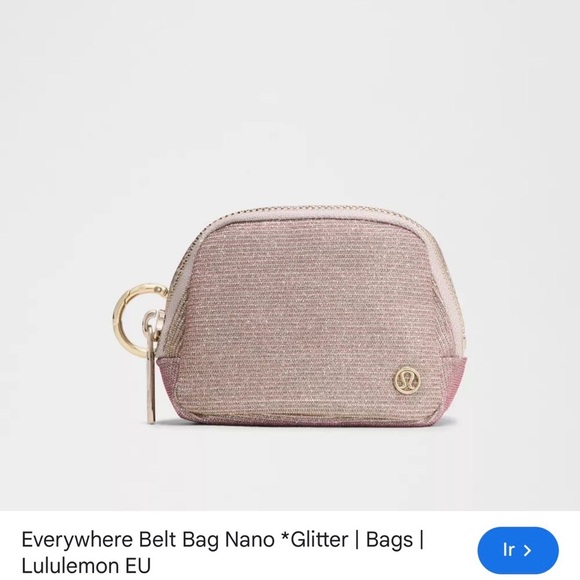 lululemon athletica Handbags - lululemon athletica Glitter Nano belt  Bag nwt